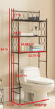 Copper Iron 3 Tier Shelf Storage Etagere Bathroom Rack Organizer - Pilaster Designs