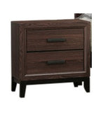 Asheville Nightstand, Brown Wood