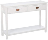Adelaide Console Table, White Wood