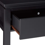 Adelaide Console Table, Black Wood