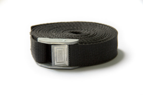 Ress Black Nylon Mattress Connector Belt Strap To Convert Twin To King With Metal Buckle (236