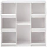 Gali Cube Bookcase, White Wood