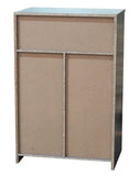 Lakya Storage Cabinet, Gray Wood