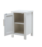 Duquette Cabinet Side Table White