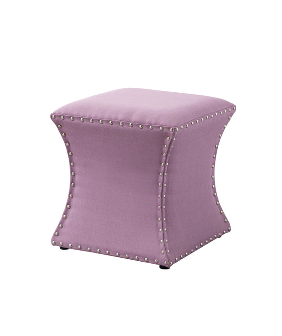 Rylen Ottoman, Purple Fabric