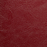 Rylen Ottoman, Red Faux Leather