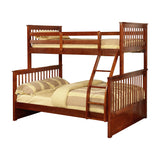 Atherton Twin over Full Bunk Bed, Walnut Wood