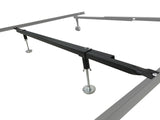 Metal Heavy Duty Center Support Rail System For Bed Frame (Adjustable Height) (Twin, Full, Queen, King, California King) - Pilaster Designs