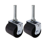 Heavy Duty Bed Frame Caster Roller Wheels - Set Of Four (2 Locking, 2 None Locking) - Pilaster Designs