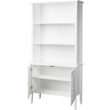 Daren Bookcase, White Wood