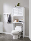 Trevita 4 Piece Bathroom Set, White Wood