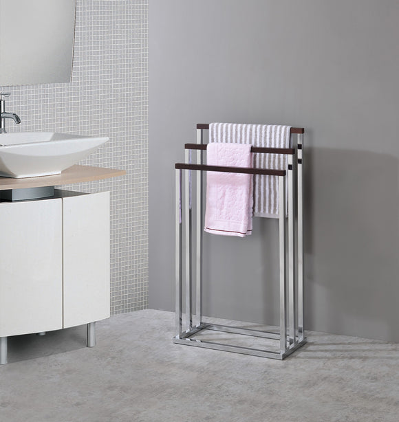 Leeds 3 Piece Transitional Bathroom Storage Shelving Set, Pewter Metal –  Pilaster Designs