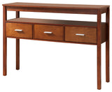 Oliver Console Table, Walnut Wood