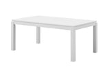 Danby Dining Table, White Wood