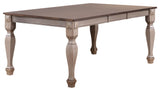 Joanna Extendable Dining Table, Brown Wood