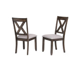Itta Dining Chairs, Brown Wood