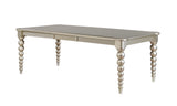 Zaria Extendable Dining Table, Champagne Wood