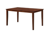 Tanya Dining Table, Cappuccino Solid Wood