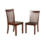Tanya 3 Piece Dining Set, Cappuccino Solid Wood