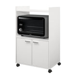 Centennial Microwave Cabinet, White Wood