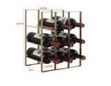 Ifran Countertop Wine Rack, Metal